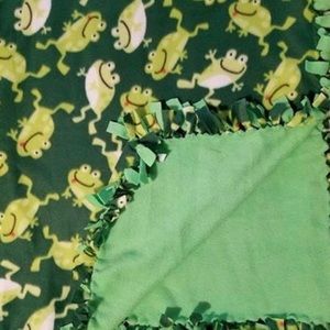 Handmade Fleece tied blanket